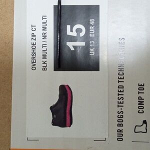 BOGS OverShoe ZIP Composite Toe